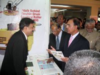 Mr.Thomas attending Customers queries