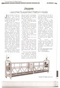 Launches Suspended Platform Hoist