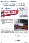 Suspended Platform Hoists